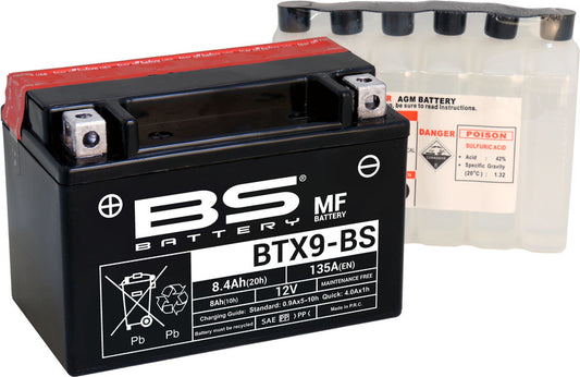 BS Battery  BTX9-BS MF (cp) Vedlikeholdsfri