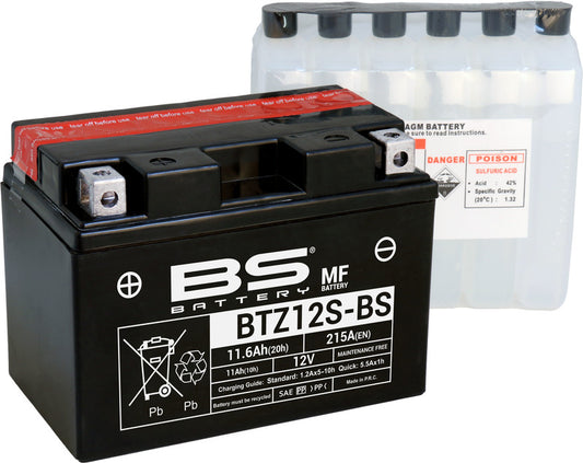BS Battery BTZ12S-BS MF (cp) Vedlikeholdsfritt