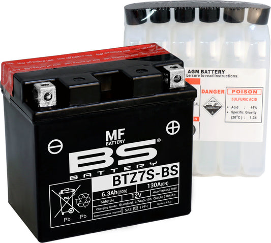 BS Battery BTZ7S-BS MF (cp) Vedlikeholdsfritt