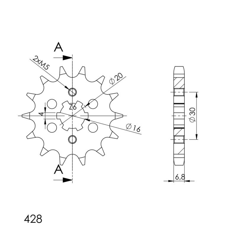 Supersprox Foran tannhjul 548.13