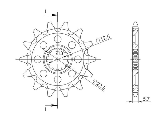 Supersprox / JT Framdrev 825.13 SC