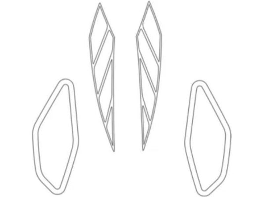 Frogzskin Arcitc Cat Sno-Pro 600 2009-11/ Sno Pro 500 2010-13 Ventilasjonssett 4 stk