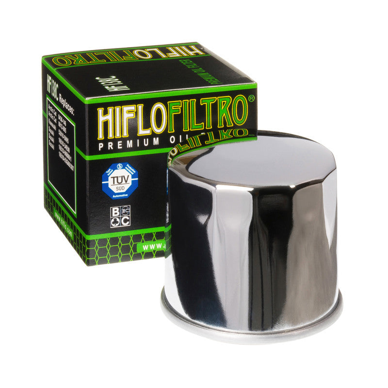 HiFlo oljefilter HF138C krom