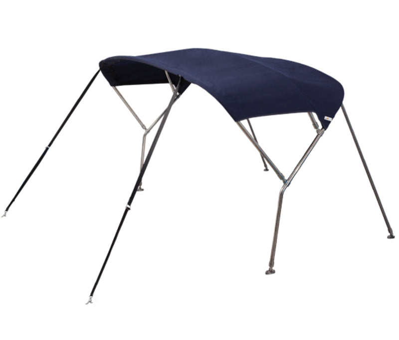 OS SEILBÅT BIMINI RUSTFRITT STÅL 3 BUE 1.8M-2.1M BLÅ