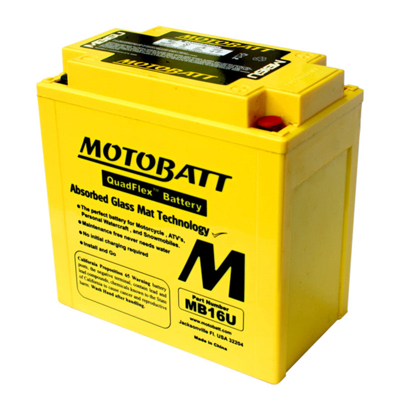 Motobatt batteri, MB16U