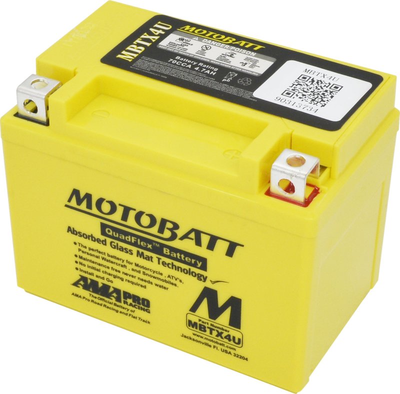 Motobatt batteri, MBTX4U