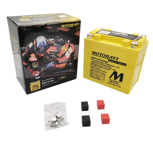 Motobatt batteri, MBYZ16H HeavyDuty