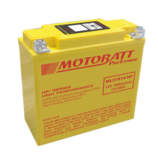 Motobatt lithium battery MPL51814-HP