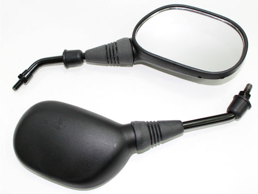 Tec-X Speil, Universell, Scooter-modell, Svart, M8 (høyre- / høyre gjenger) Par