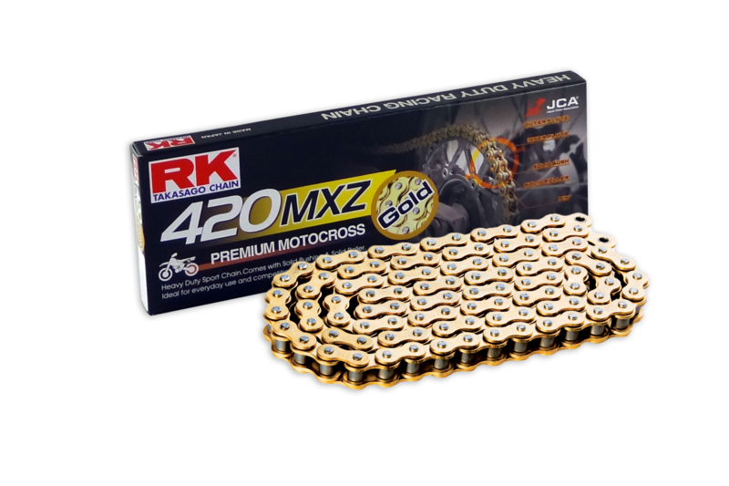RK GB420MXZ Offroad Kjede Gull +CL (Connect.link)