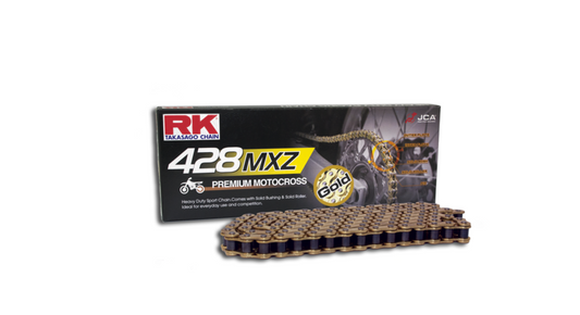 RK GB428MXZ Offroad/Street Kjede Gull +CL (Connect.link)