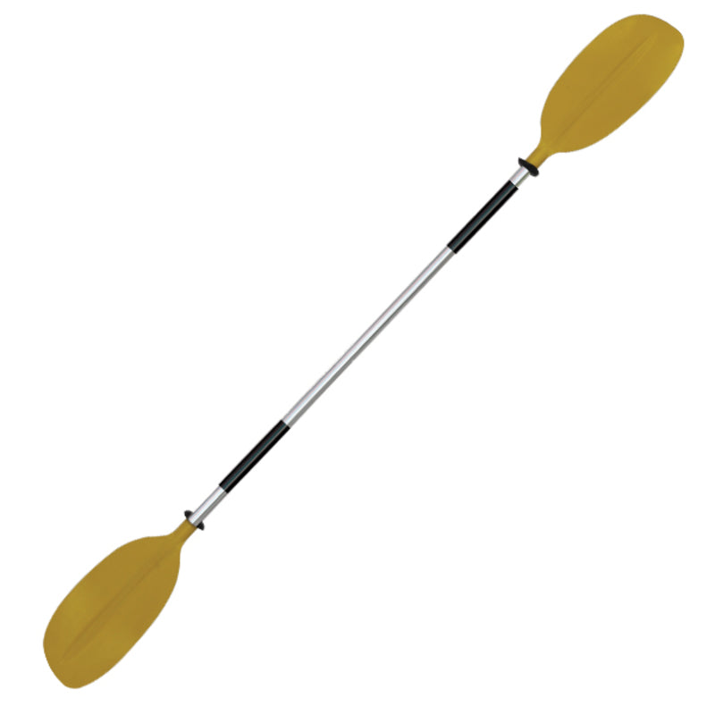 OS KAYAKPADLE 2-DELT - ASYMMETRISKE BLADER 2170mm GUL