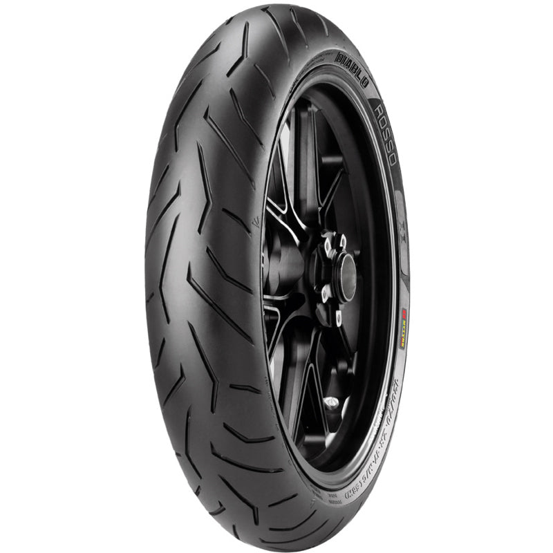 Pirelli Diablo Rosso II 120/70 ZR 17 M/C (58W) TL Fr (D - Ducati Alle modeller)
