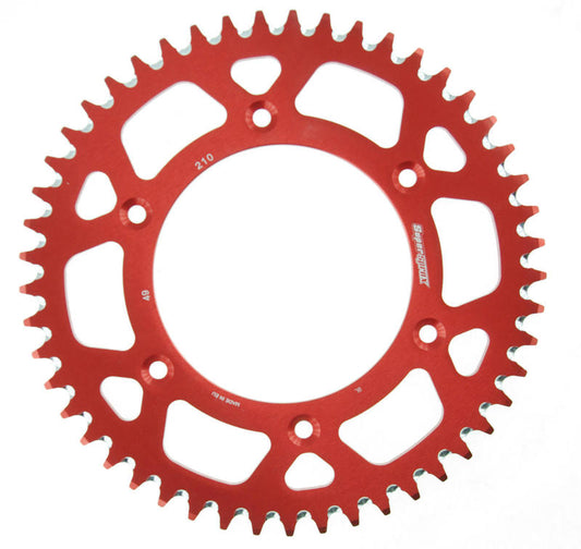 Supersprox Alu Rear sprocket HO CR/CRF Red 49