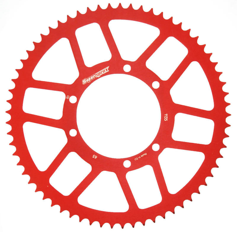 Supersprox Bakdrev, Rød, 65 tenner (420), Ø100mm, Fantic 50cc 07-19