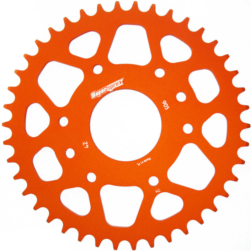 Supersprox Alu Bakdrev KTM Duke 125 14-18 Oransje