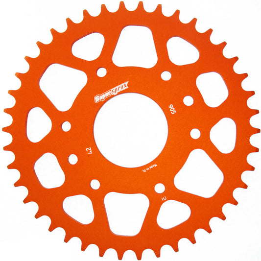 Supersprox Alu Bakdrev KTM Duke 125 14-18 Oransje