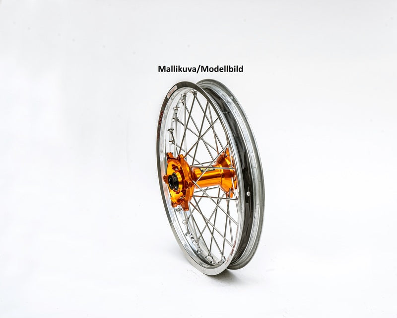  Haan wheel SX&SXF&EXC MODELS 95-16 17-5,00 SILVER RIM/ORANGE HUB