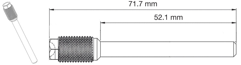 Sbs Brake pin rear Ho/Ka/Su/Ya