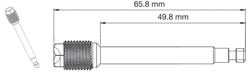 Sbs Brake pin rear Ho/Su