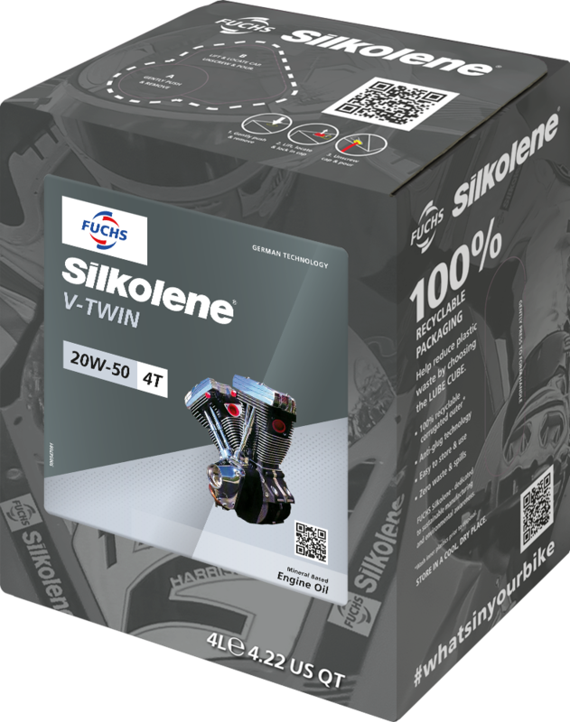 Silkolene V-Twin 20W-50 Mineral 4L CUBE (4)