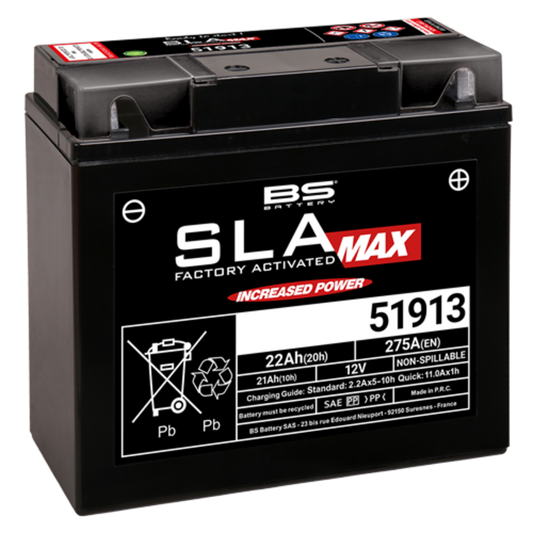 BS Battery 51913 (FA) SLA MAX - Forseglet og aktivert