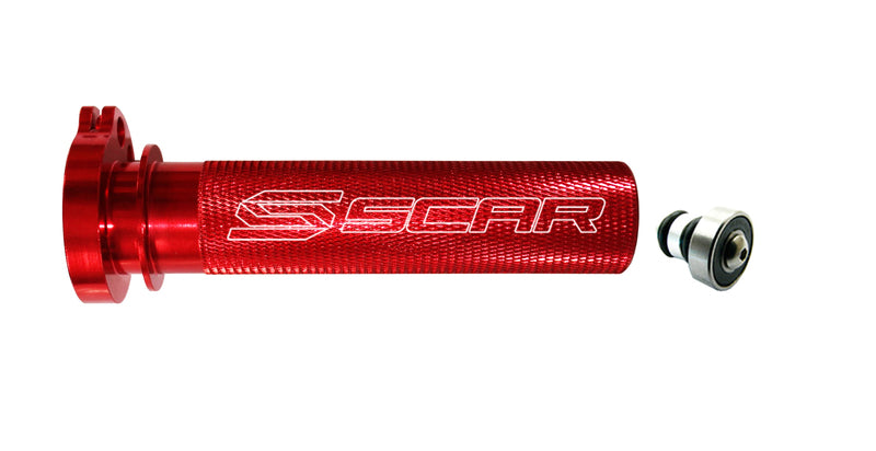 Scar Aluminum Gassrør + Lager - Honda Rød farge