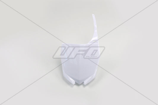 UFO Front nummerplate YZF250 10-18 /450 10-17 / YZ125/250 2015- Hvit 046