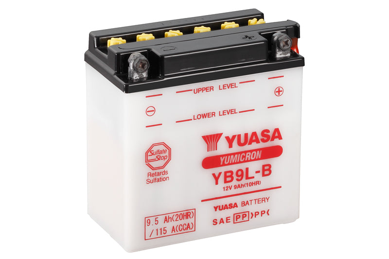 Yuasa Batteri, YB9L-B (dc) ingen syre inkludert (5)