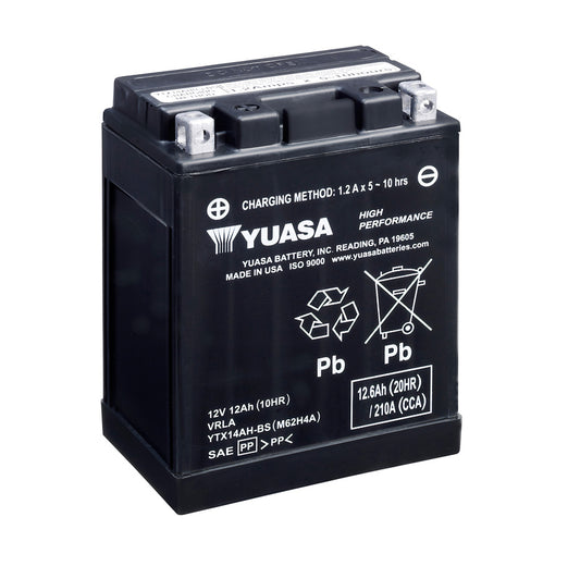 Yuasa Batteri, YTX14AH-BS (cp)