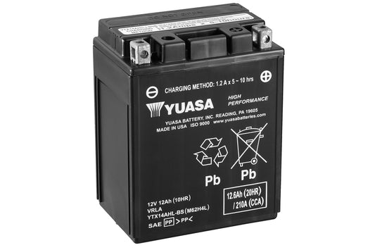 Yuasa Batteri, YTX14AHL-BS (cp)