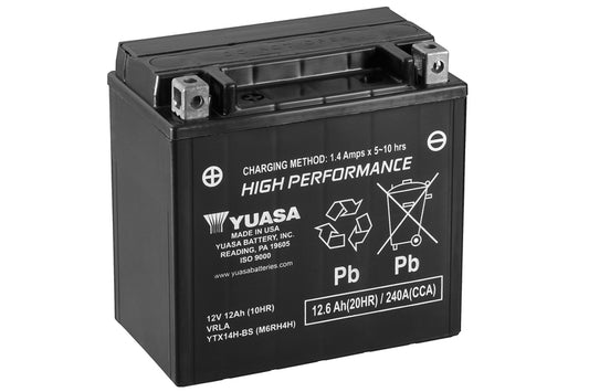 Yuasa Batteri, YTX14H-BS (cp)