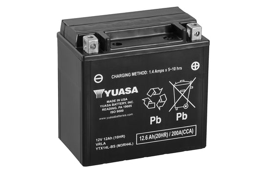 Yuasa Batteri, YTX14L-BS (cp)