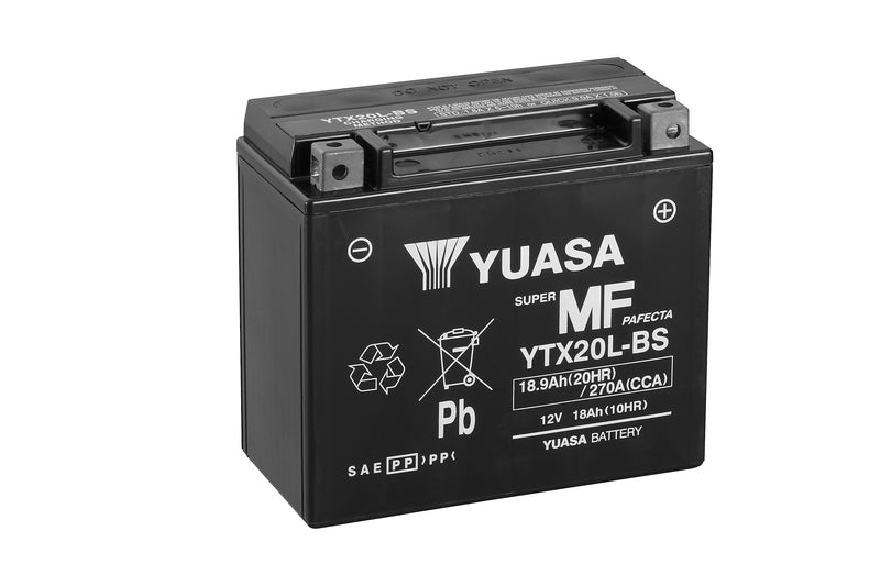 Yuasa Batteri YTX20L-BS (cp) med syrepakke (3)