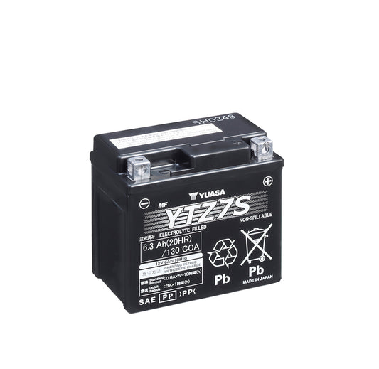 Yuasa Batteri,YTZ7S (wc) fabrikkaktivert (10)