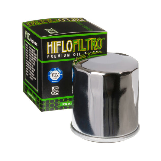 HiFlo oljefilter HF303C krom