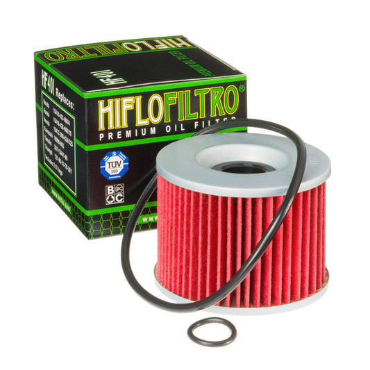 HiFlo oljefilter HF401 (inkl. o-ringer)