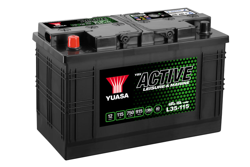 Yuasa L35-115 Active Fritidsbatteri 12V 115Ah 750A (12)