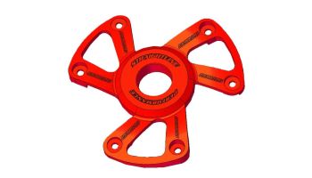 SPI Billet Clutch CoverPolaris P22 - Anodized Red 2022-