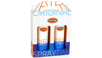 Twin Air Liquid Power Spray + Liquid Dirt Remover Spray Pak (2x500ml) (12) (IMO)