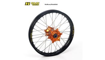 Haan wheel KTM EXC & EXC-F 18-2.15 ORANGE HUB/BLACK A60 RIM WITH CUSH