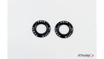 Puig set of black aluminium rings for PHB swing protector