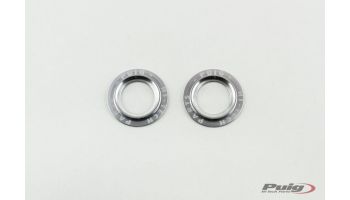 Puig set of silver aluminium rings for PHB swing protector