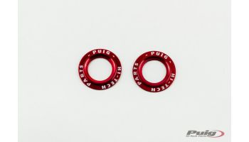 Puig set of red aluminium rings for PHB swing protector
