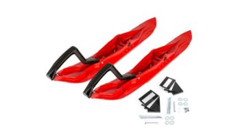 Kimpex Ski pair Red inc. runners / adaptors
