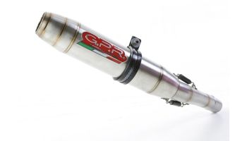 GPR Kawasaki Ninja 250 R 2007/14 Racing slip-on exhaust Deeptone Inox