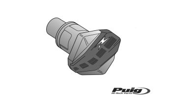 Puig Puck+Cap+Adhesive Crash Pads M10 08'C/Black