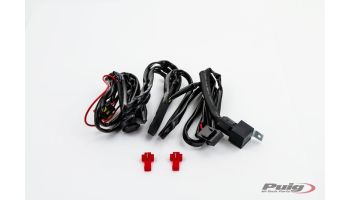 Puig Wired Kit + Switch Aux. Headlights C/Black