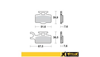 ProX Front Brake Pad KX65 '00-16 + RM65 '03-05