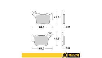 ProX Rear Brake Pad KTM125/150/200/250/300/350/450/525/530